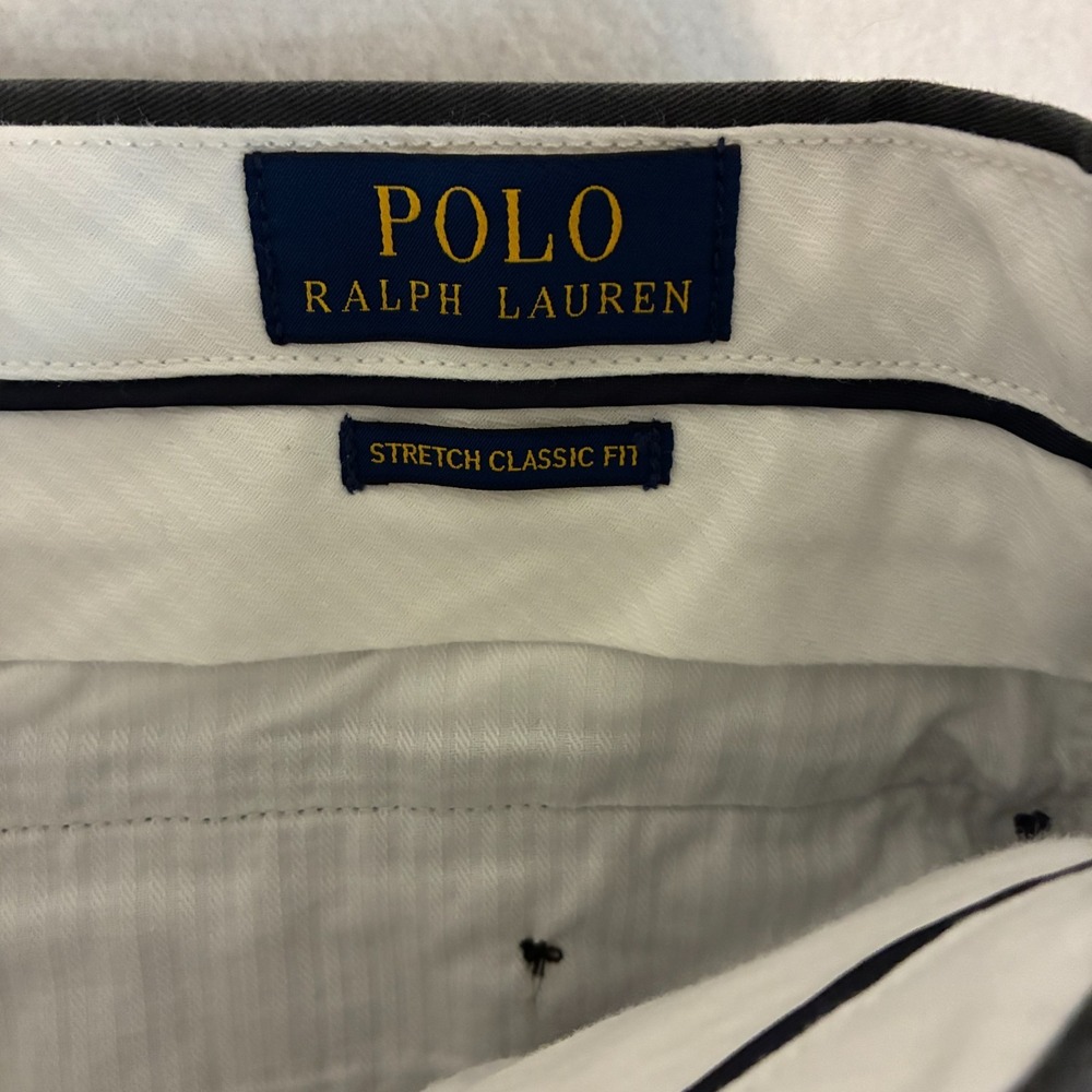 Polo Ralph Lauren Stretch Classic Fit AOP Shorts Mens Size 35 Chino Preppy - Picture 2 of 8